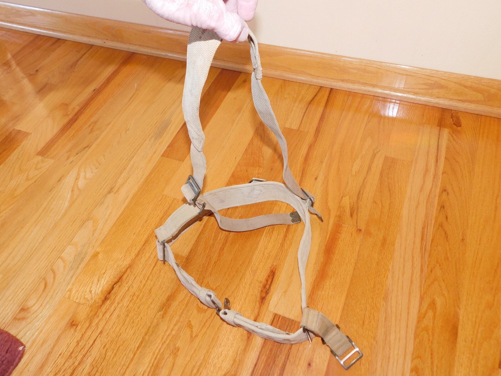 Vintage Military Sword Belt With Shoulder Strap