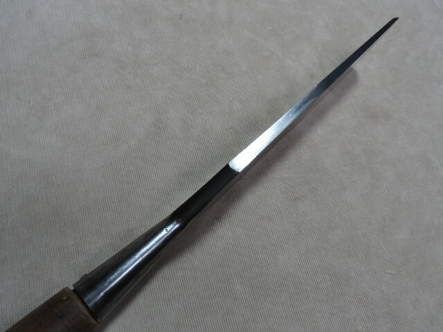 3 1/2" Slick Ohio Tool Co Timber Frame Heavy Framing Socket Mortise Chisel NICE