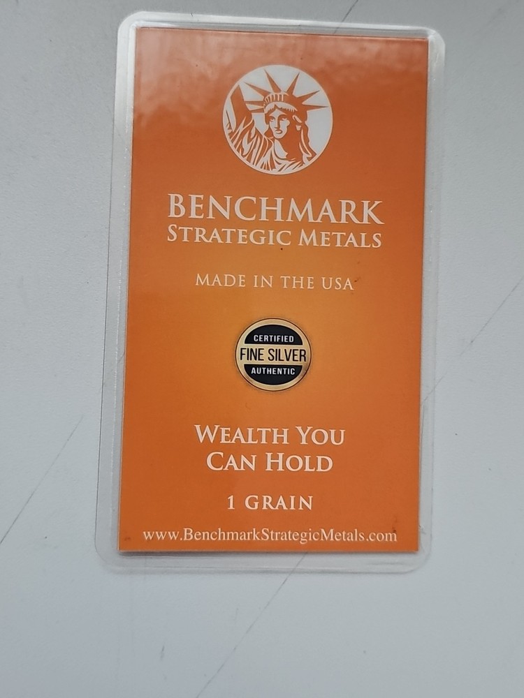 Benchmark Metals 1 Grain .999 Silver Bar