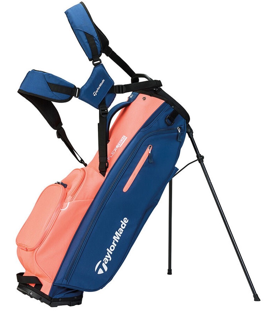TaylorMade FlexTech Coral Navy Stand Golf Bag