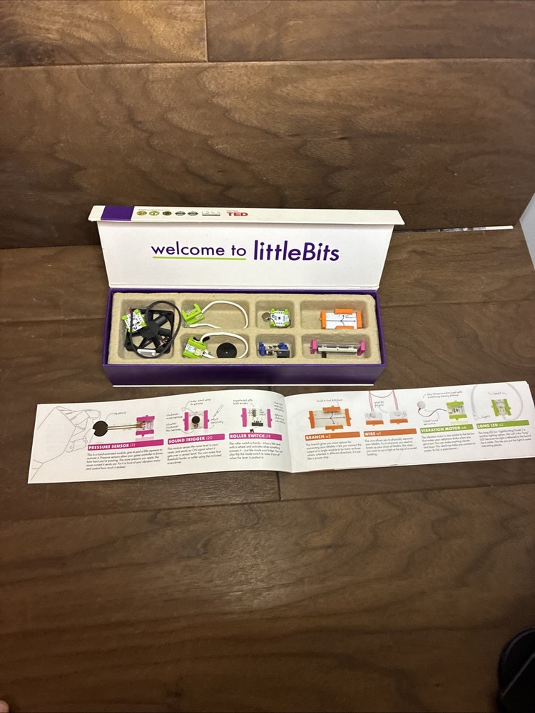 Little Bits Premium Kit 14 Bits Modules Magnet Magic STEM Science Parts