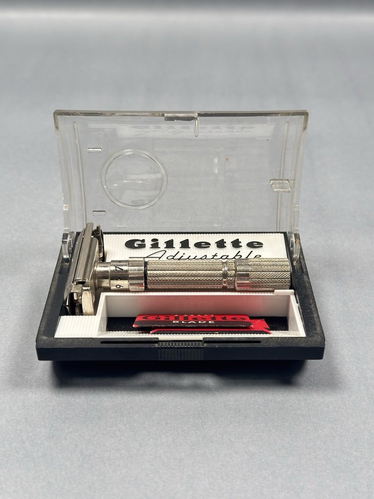 Vintage Gillette Adjustable Razor - Fatboy G2