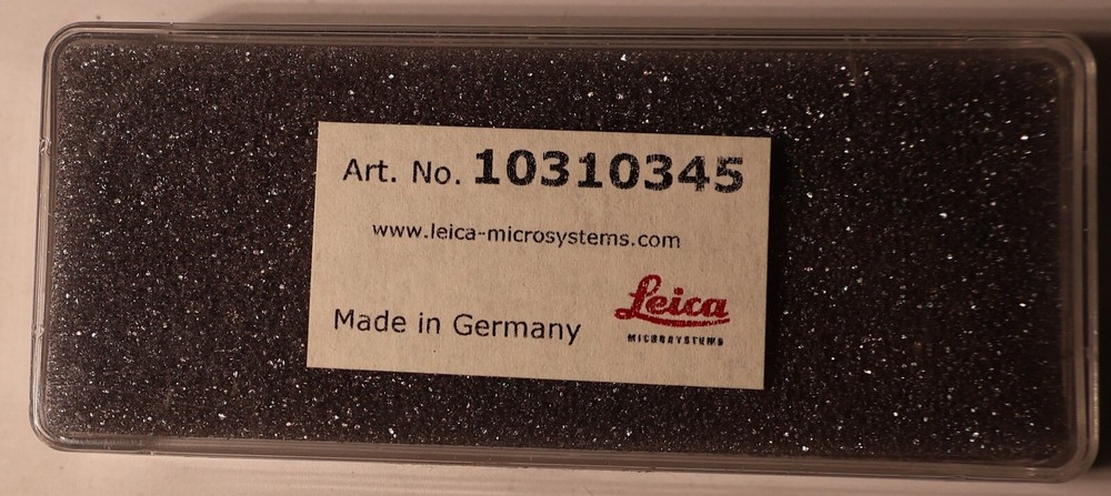 Leica Microsystems, Stage Micrometer and Glass Scale, part# 10310345