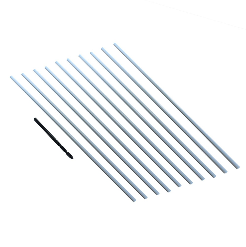 Guitar Side Dot Fret Marker – 10 Pack – 1.5 mm – White - Includes Drill Bit