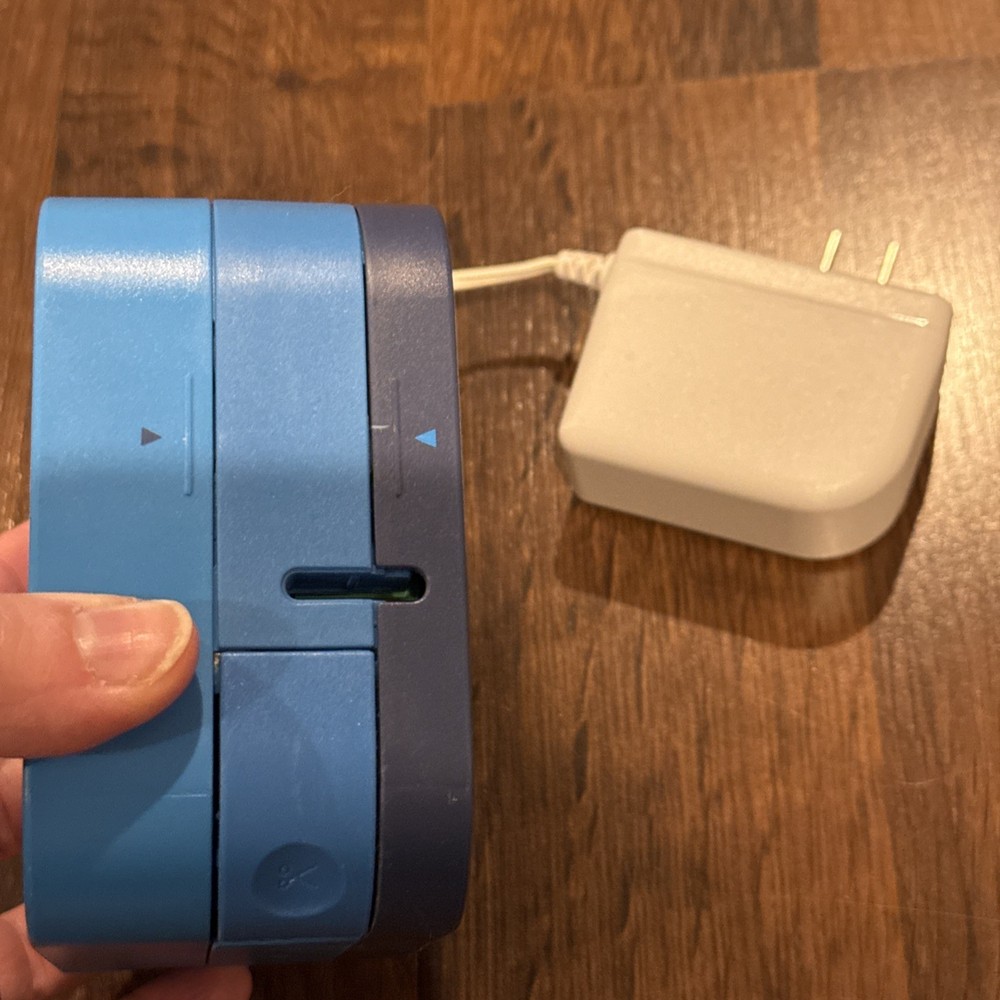 Brother P-touch Cube Bluetooth Label Printer - Blue (PT-P300BT)