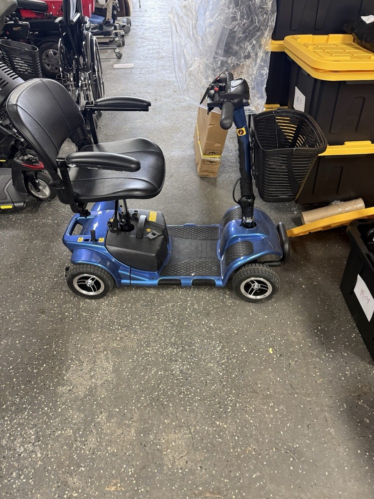 Vive 4 Wheel Electric Powered Mobility Scooter - Blue