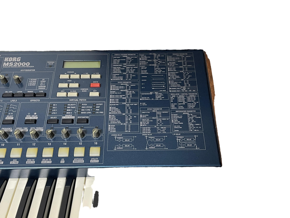 KORG MS2000 Analog Modeling Synthesizer 44-Key Vocoder Synth w/Manual AC Adapter