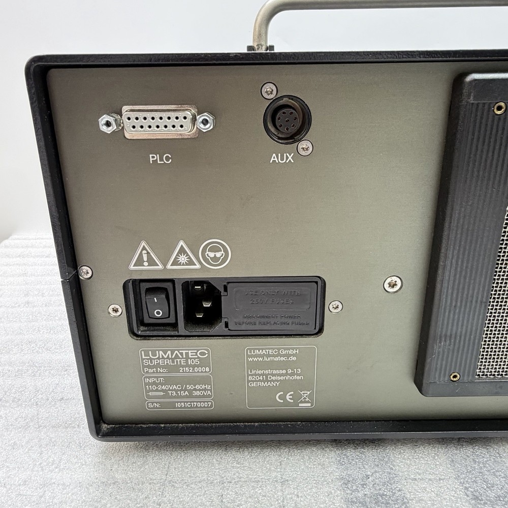 Lumatec SUPERLITE I 05 Forensic Light Unit - UNTESTED