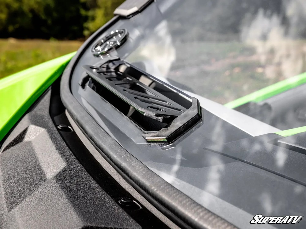 SuperATV Vented Front Windshield Kawasaki Teryx H2 4 / 5 2026+ Clear