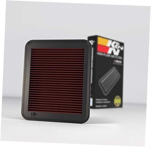 Engine Air Filter: High Performance, Washable, Replacement Filter: Compatible