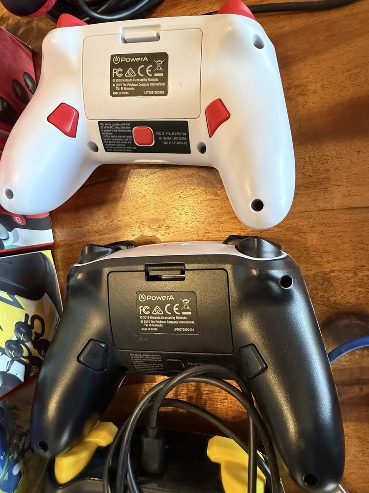 Nintendo Switch Controller Bundle Lot 3x Pokemon Pikachu, Mario & Sonic Wireless