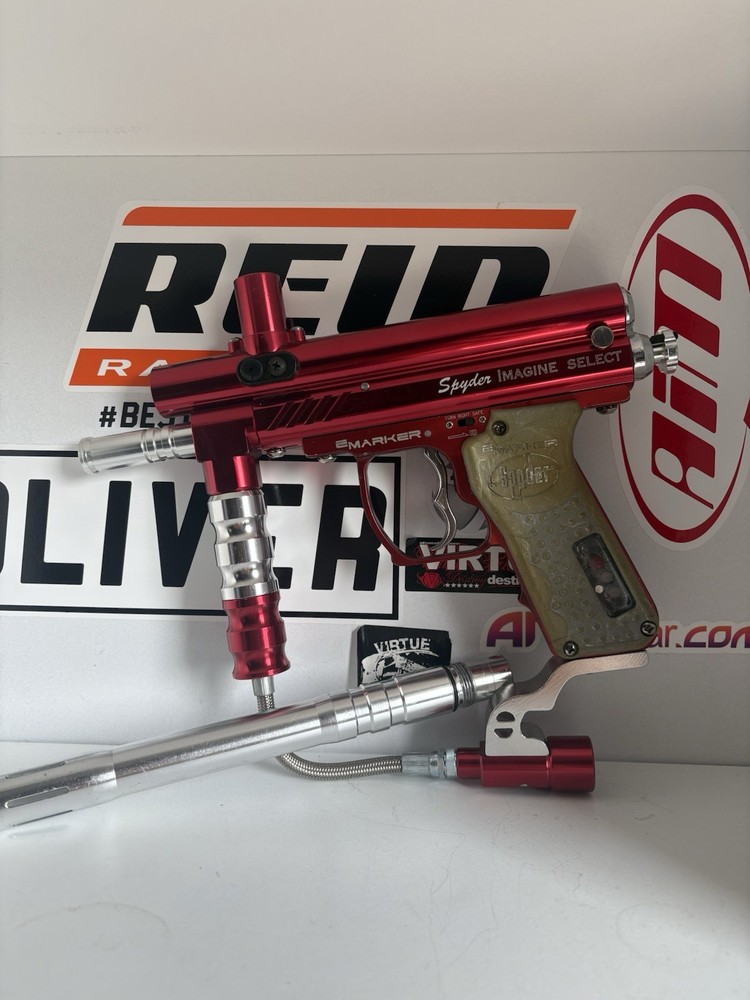 Spyder Imagine Select E Marker Metallic Red Paintball Gun