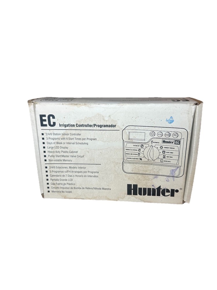 hunter ec-600i Six Station Sprinkler Timer NOS