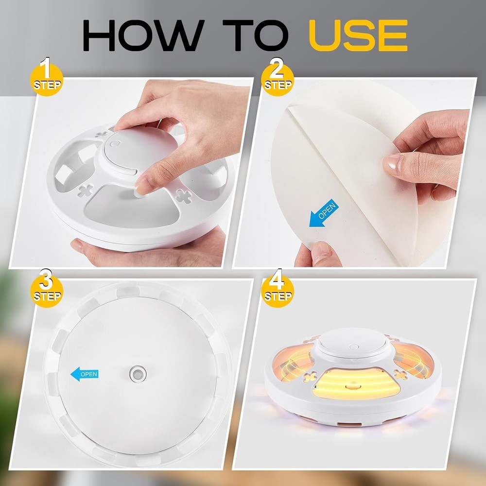 Flea Traps for Inside Hanging Flea Light Traps Bug Moth Mosquito Killer Lamp