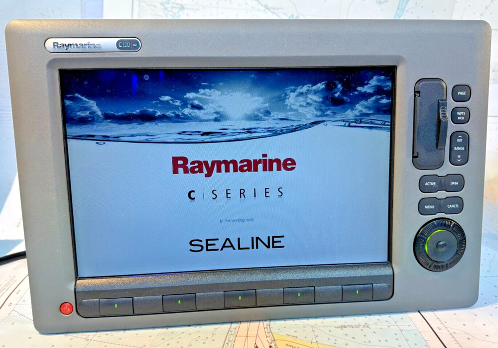Raymarine C120W E62113 12" MFD FishFinder Radar GPS Chartplotter Display