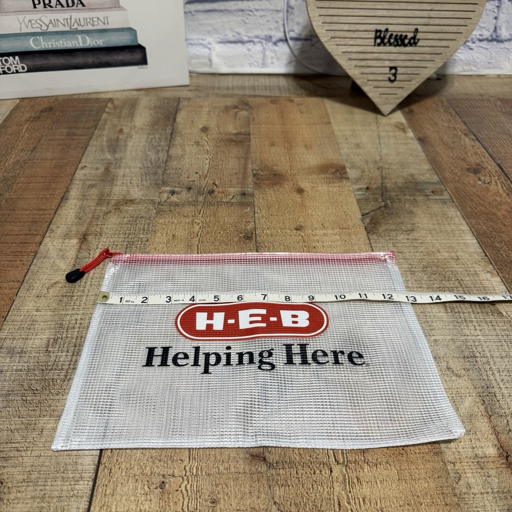 heb mesh cosmetic Reusable zipper pouch bag