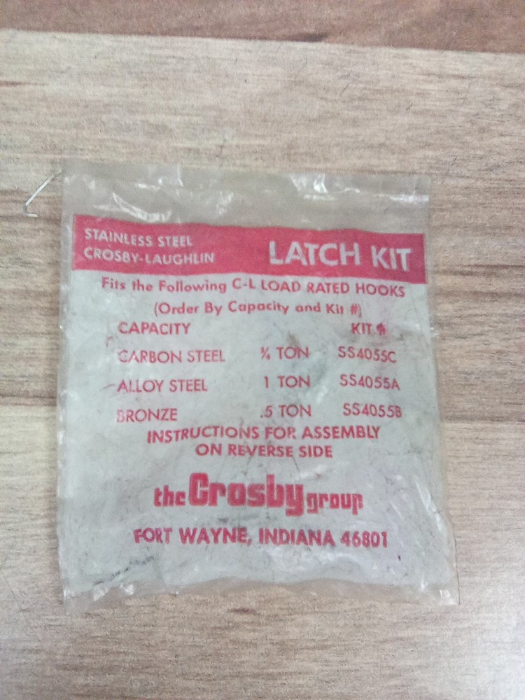 Crosby-Laughlin C Load Hook Latch Kit SS4055