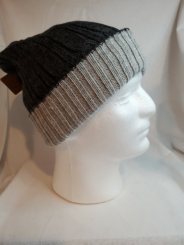 Reversible Cabled 100% Alpaca Knit Hat