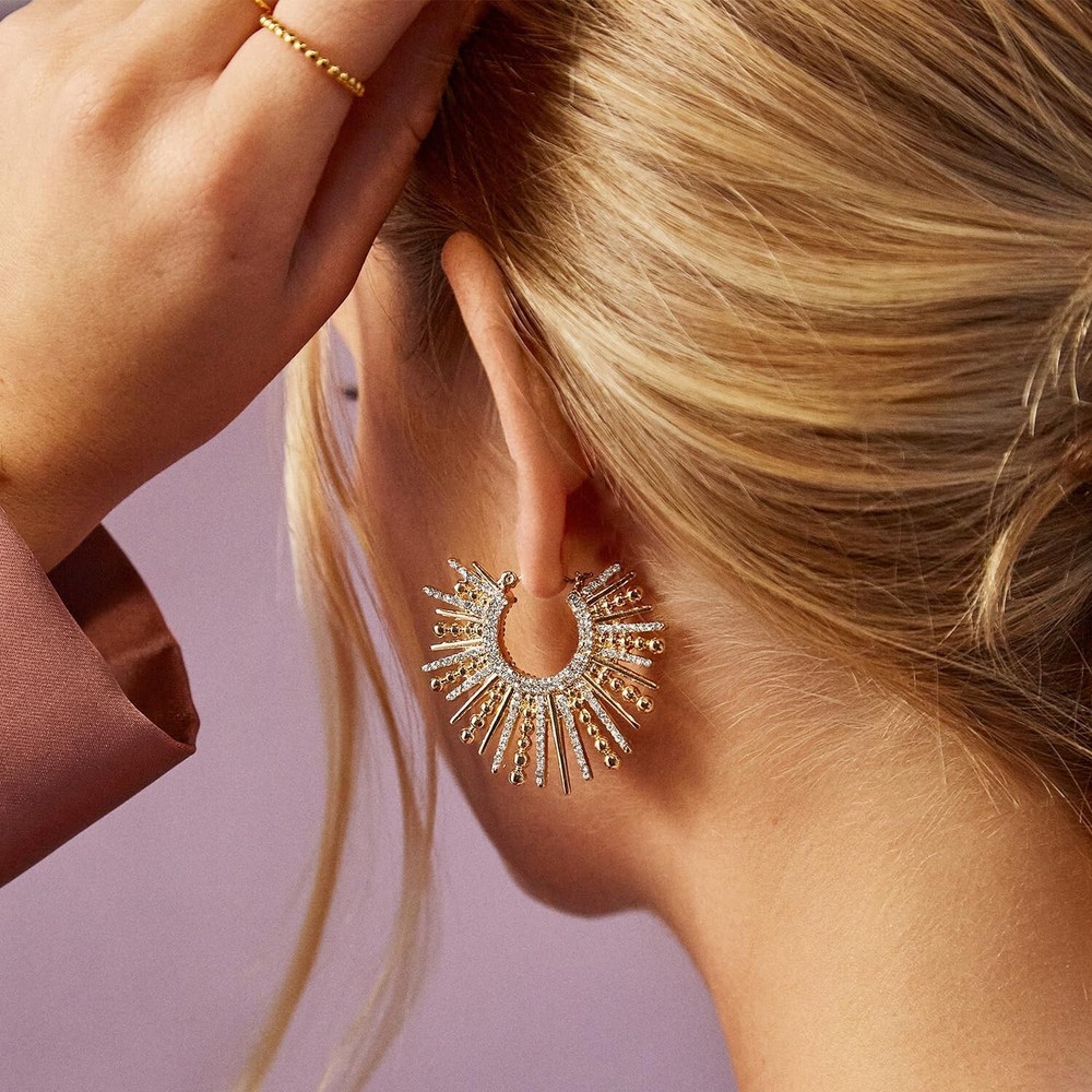 Women's Jaskamal Earrings Gold