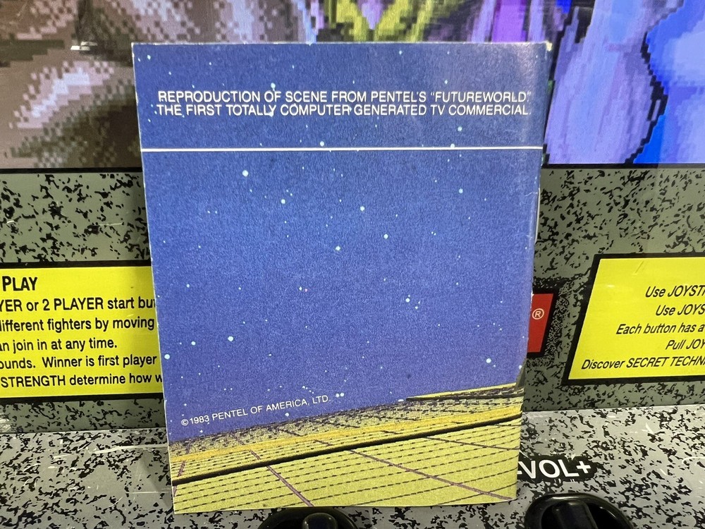 1983 Pentel Student Date Book Futureworld 1st Computer Generated TV Commercial!