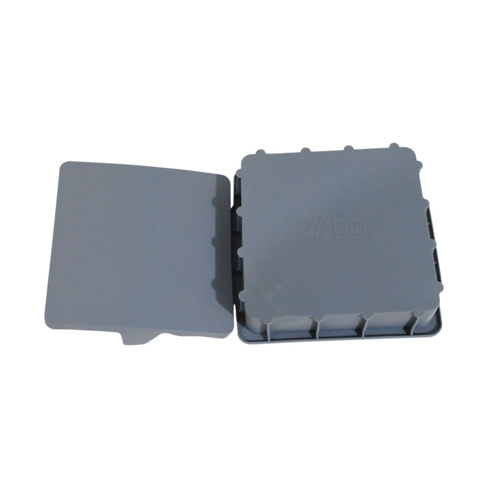 Nuwave Silicone Baking Bake Ware Pan 8x8 With Divider Insert #22111