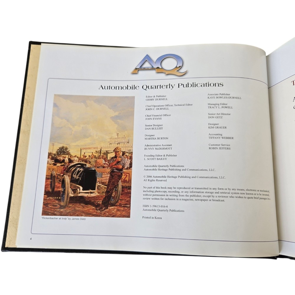 Automobile Quarterly 2006 Executive Planner