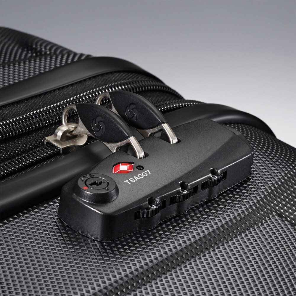 Samsonite Omni Hardside Nested 3pc. Luggage Set, Black w/ 10pc Accessory Kit