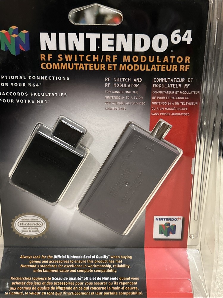 Nintendo 64 RF Switch RF Modulator - Brand New - In Package