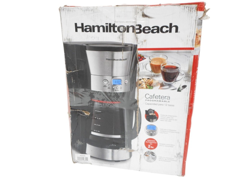 Hamilton Beach FrontFill Compact 5 Cup Programmable Coffee Maker