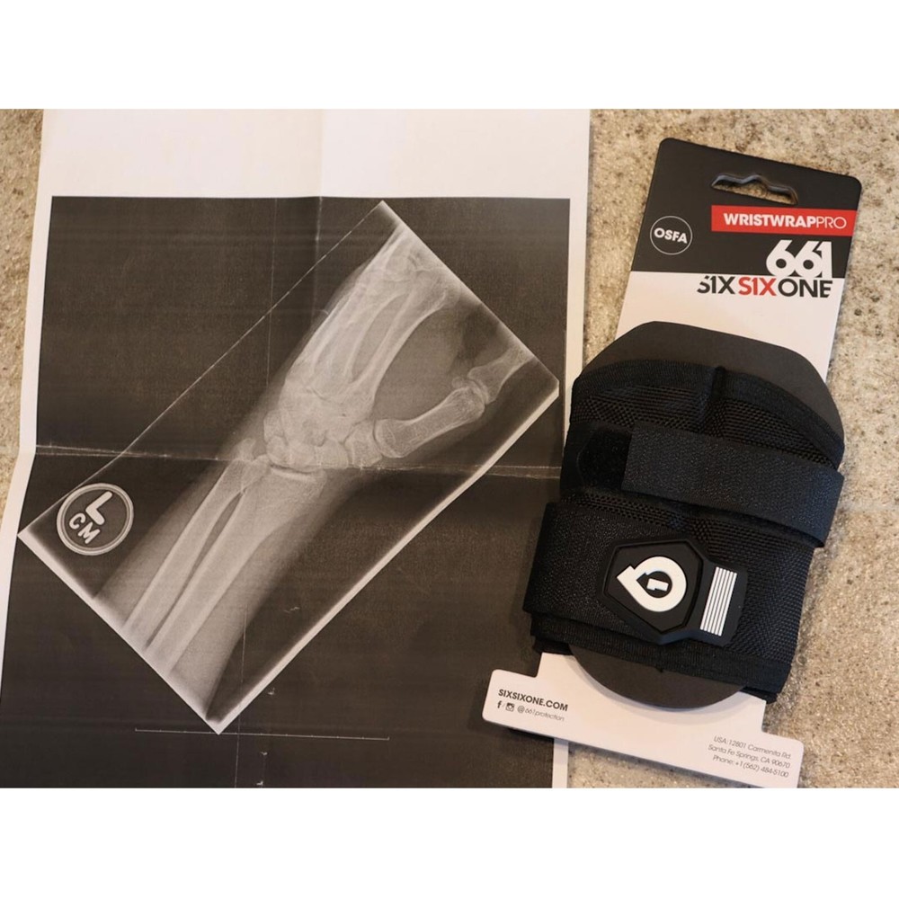 SixSixOne Wrist Wrap Pro Support Guard MTB Cycle Protection