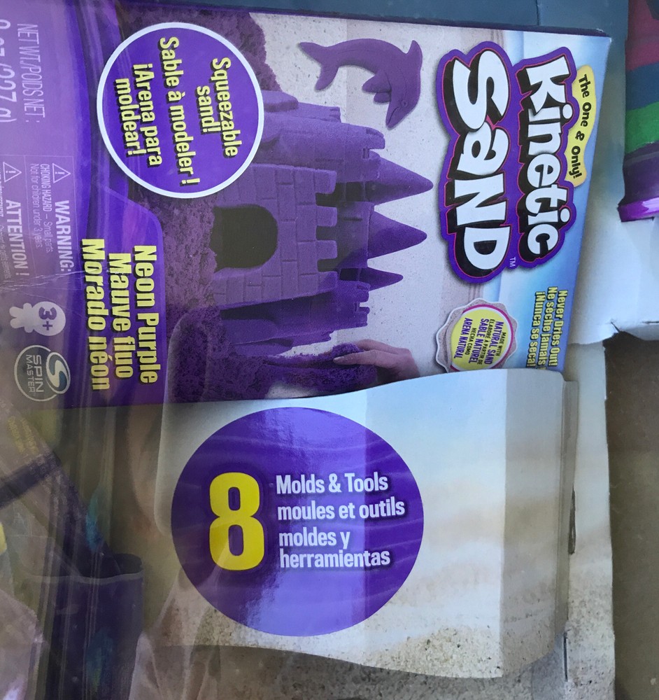Huge Kinetic Sand Variety Pack - Sand Molds Tools