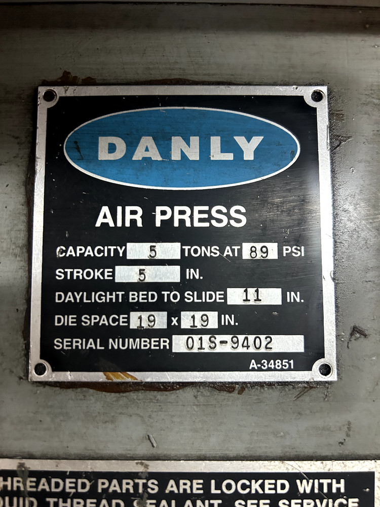 Danly 5 Ton Punch Press