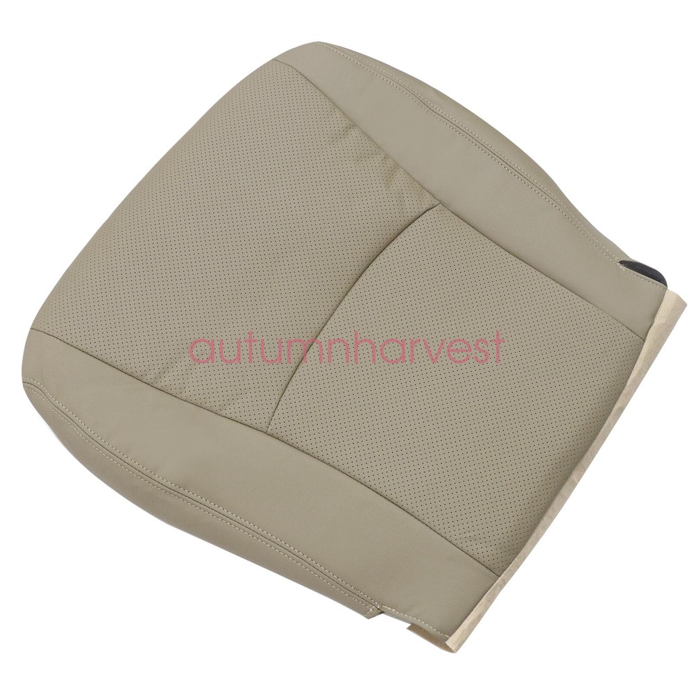 For 2004-2013 Toyota Highlander Front Bottom&Top Replacement Cover Leather Tan