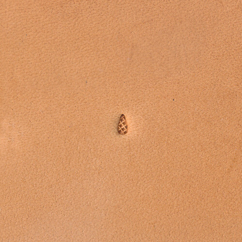 Background Checked-Fine A104-2 Leather Stamp