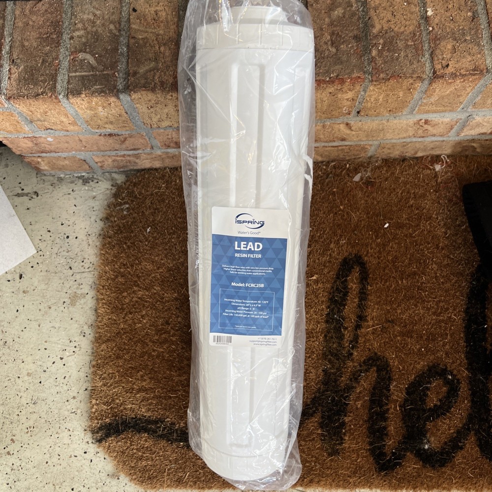 New iSpring Lead Iron Removal Whole House Replacement Water Filter 4.5'' x 20''