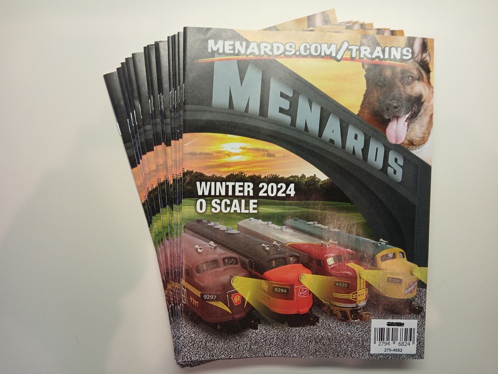 Menards Fall 2024 O Scale Train Catalog - NEW!