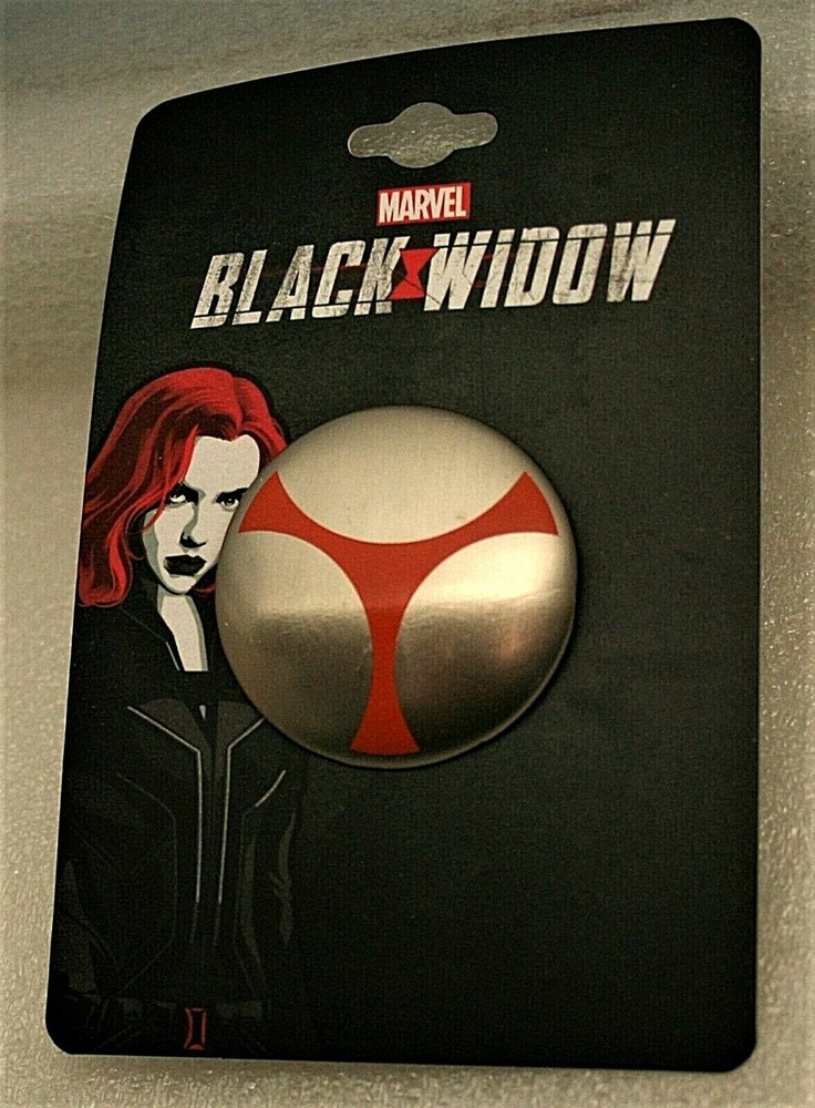 Marvel Comics Black Window Round Logo Lapel Pin New MOC