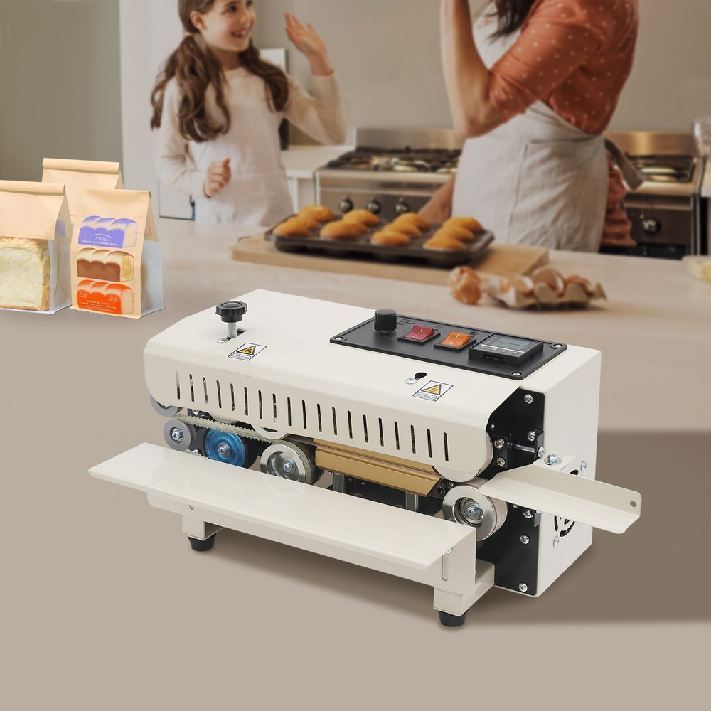 Automatic 600W Continuous Band Sealer for Efficient Horizontal Bag Sealing
