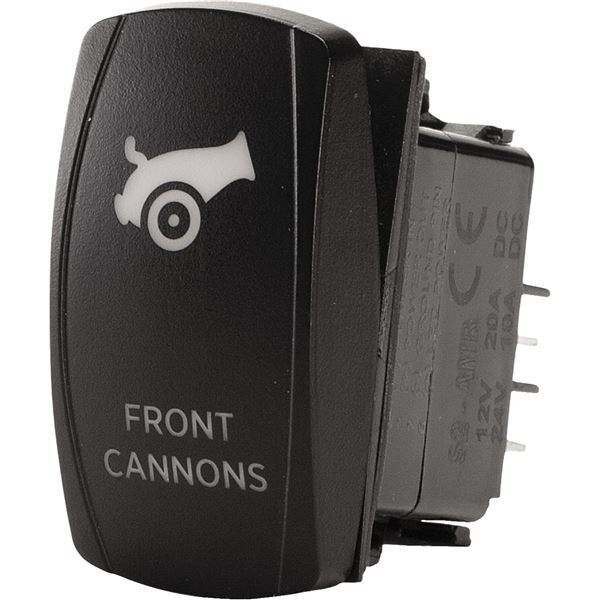 Flip Front Cannons Light Switch -  - SC2-AMB-A31