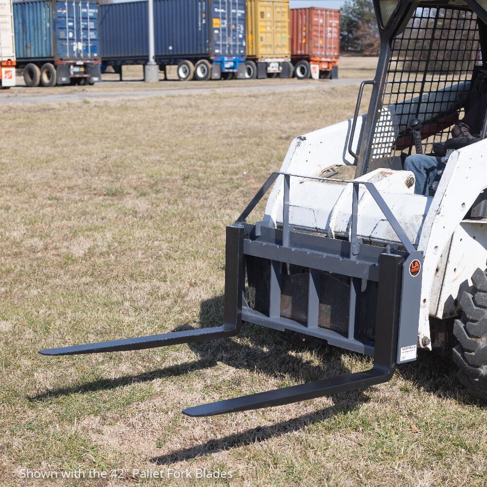 Titan Attachments UA Pallet Fork Frame Attachment, 36" Fork Blades, Rate 4000 LB
