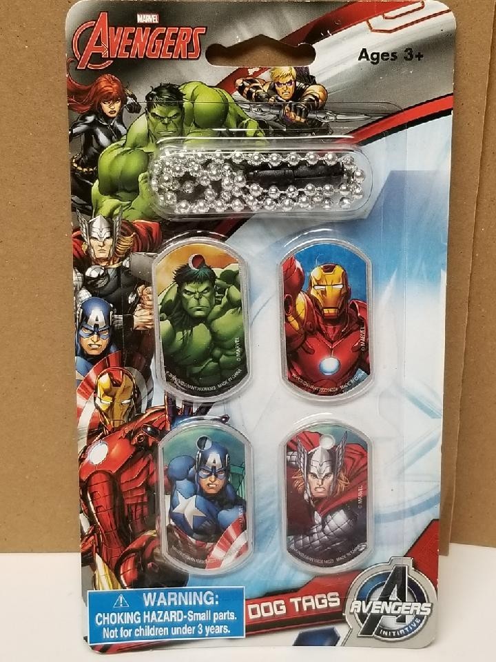 Marvel Avengers Dog Tags
