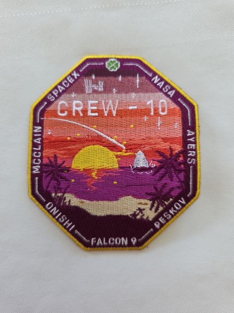 Authentic Employee Only SpaceX Mission Patch Crew 10