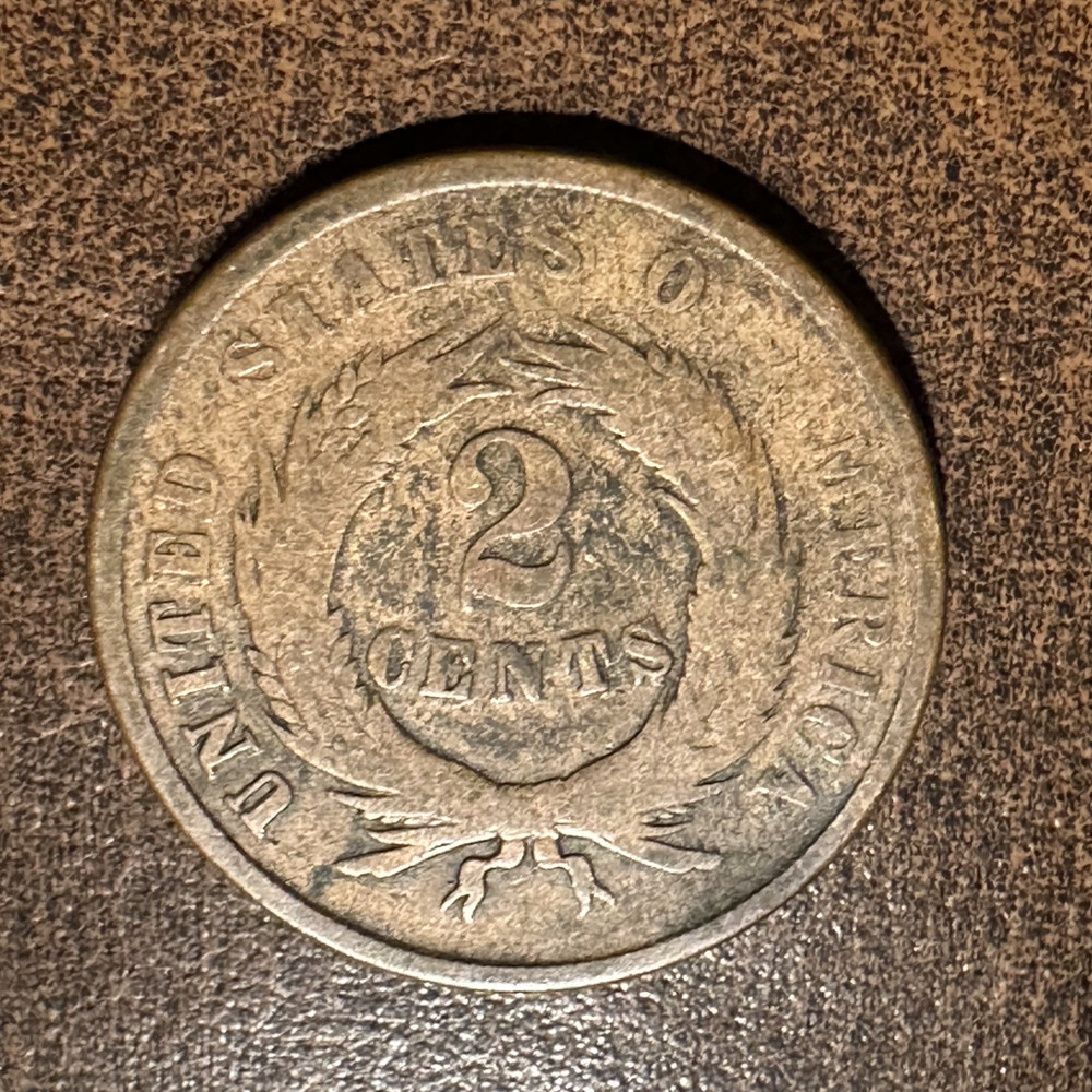 1865 Two Cents Piece