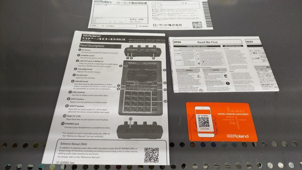 ROLAND Sampler SP-404MK2 From Japan