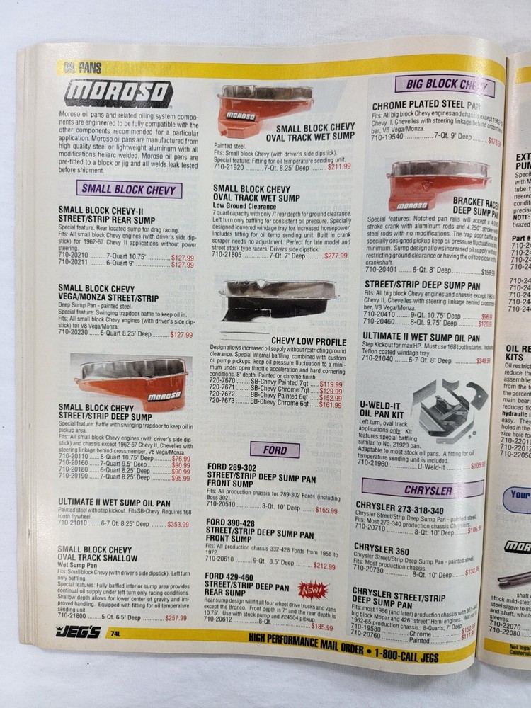1991 JEG'S Fall & Winter High Performance Automotive Catalog