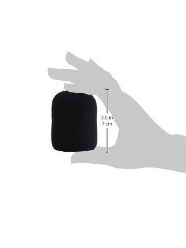 On Stage Foam Windscreen Black Microphone Wind Shield for SM58 Compatible Mics