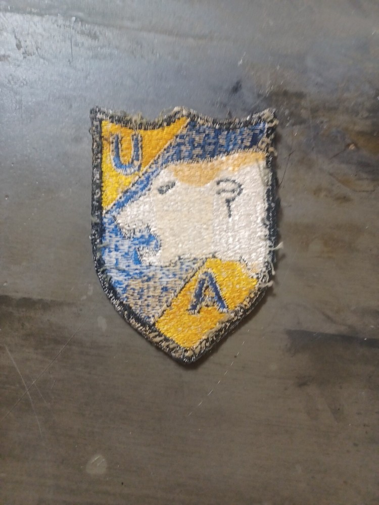 University of Alaska ROTC patch, older cut edge type