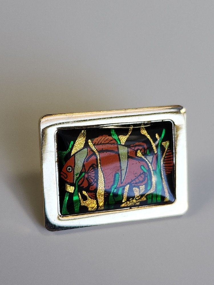 Anemone & Clownfish Lapel Pin