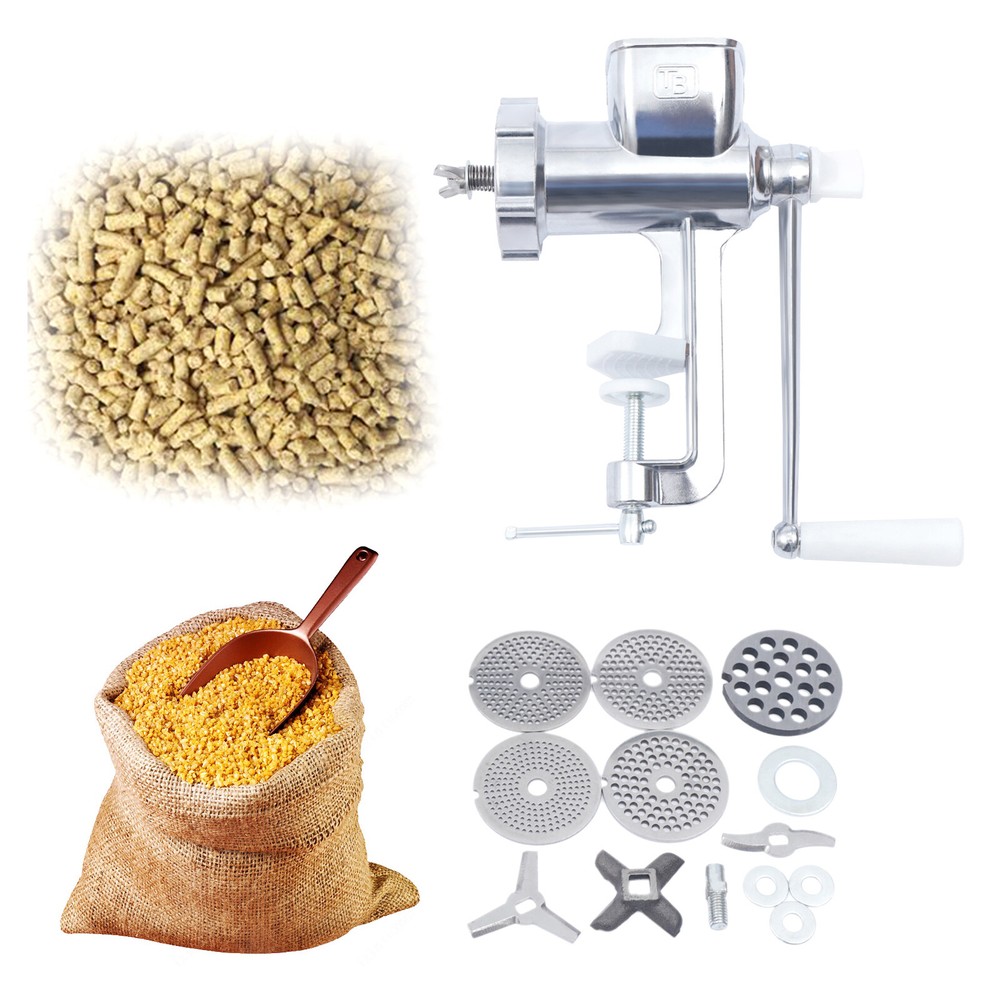 Manual Feed Processing Machine Pelletizer Food Pellet Making for Bird Fish Cat