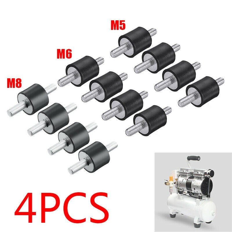 Effective noise reduction with M5 M6 M8 rubber buffer set for vibrations